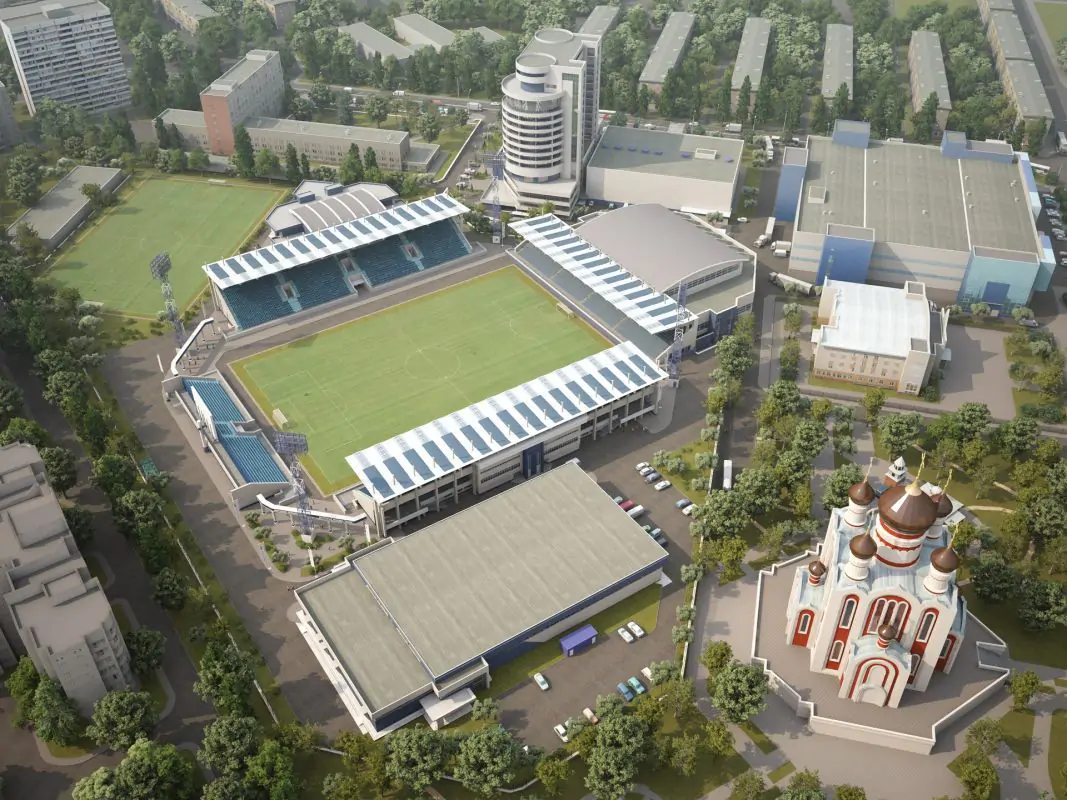 Обновленный стадион «Факела» получит «живую стену»